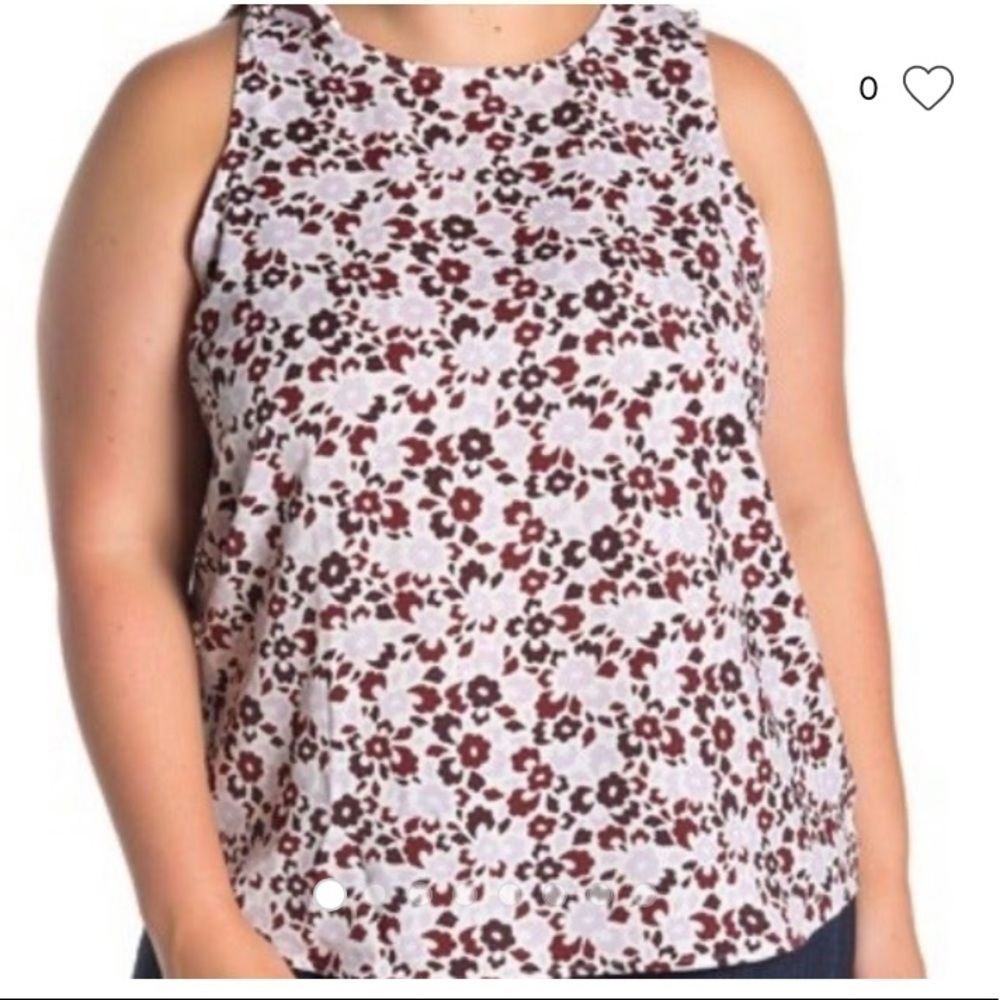 🌴 2/$30 14th & Union floral tank top